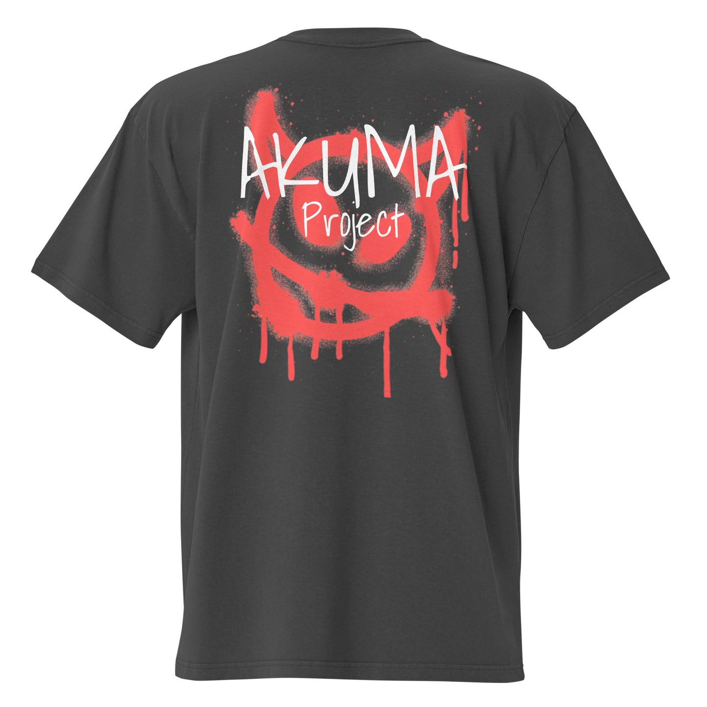 AKUMA PROJECT Oversized Demon Graffiti Tee