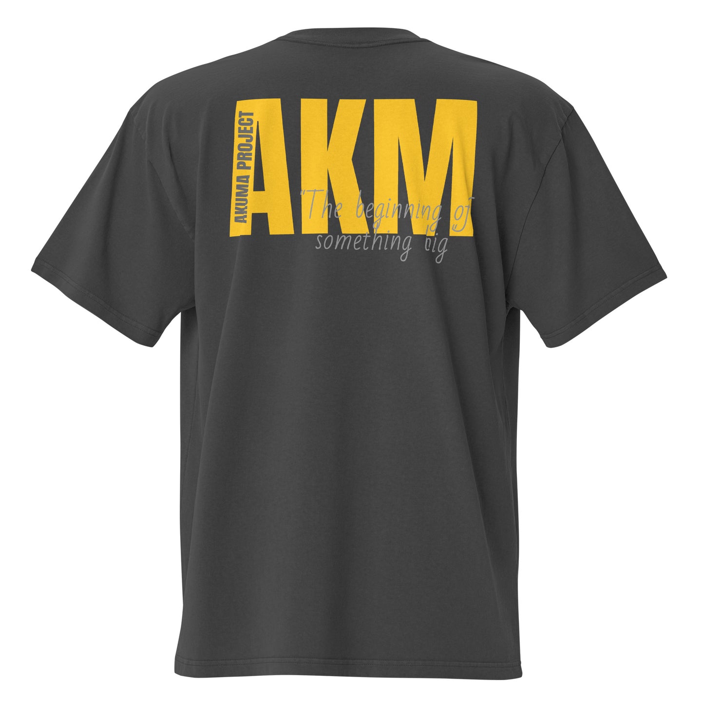 AKM Project Oversized faded unisex t-shirt