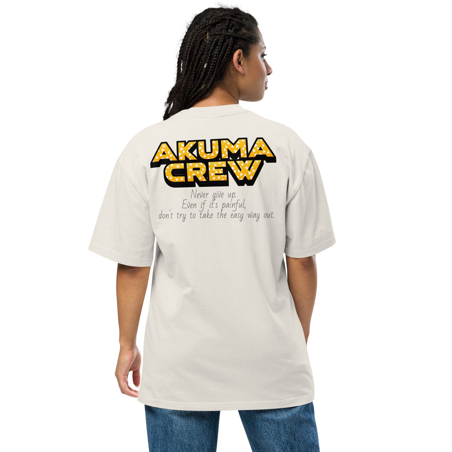 Akuma Project: "Zenitsu" Demon Spirit Oversize Tee (VARIOS COLORES)