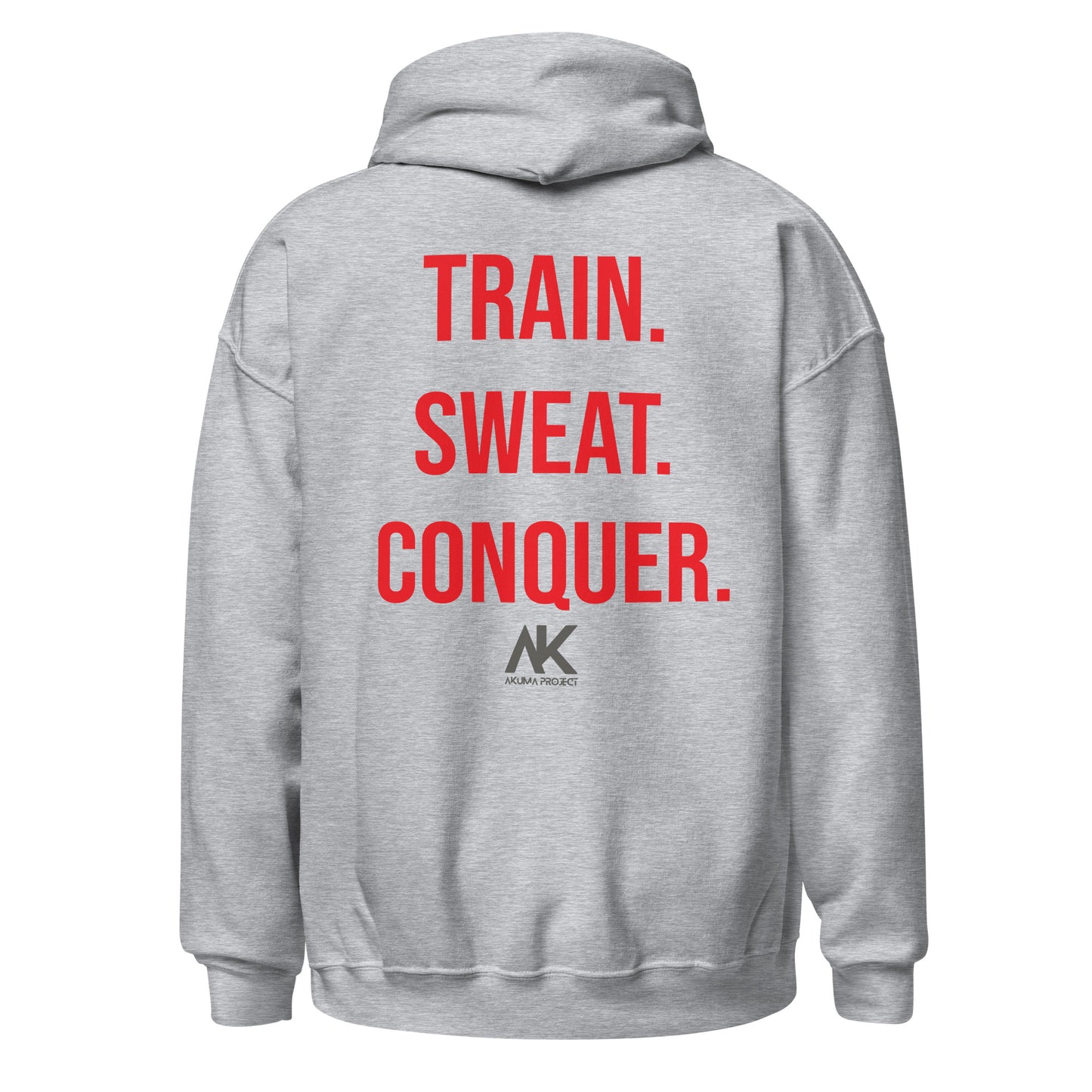 AKUMA PROJECT Unisex Hoodie "Train. Sweat. Conquer"(VARIOS COLORES)