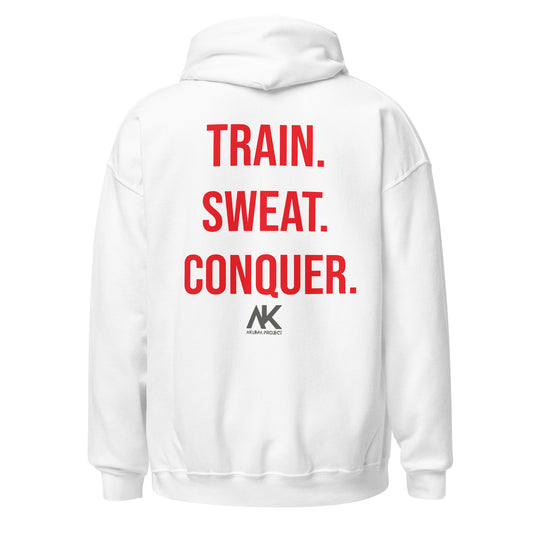 AKUMA PROJECT Unisex Hoodie "Train. Sweat. Conquer"(VARIOS COLORES)