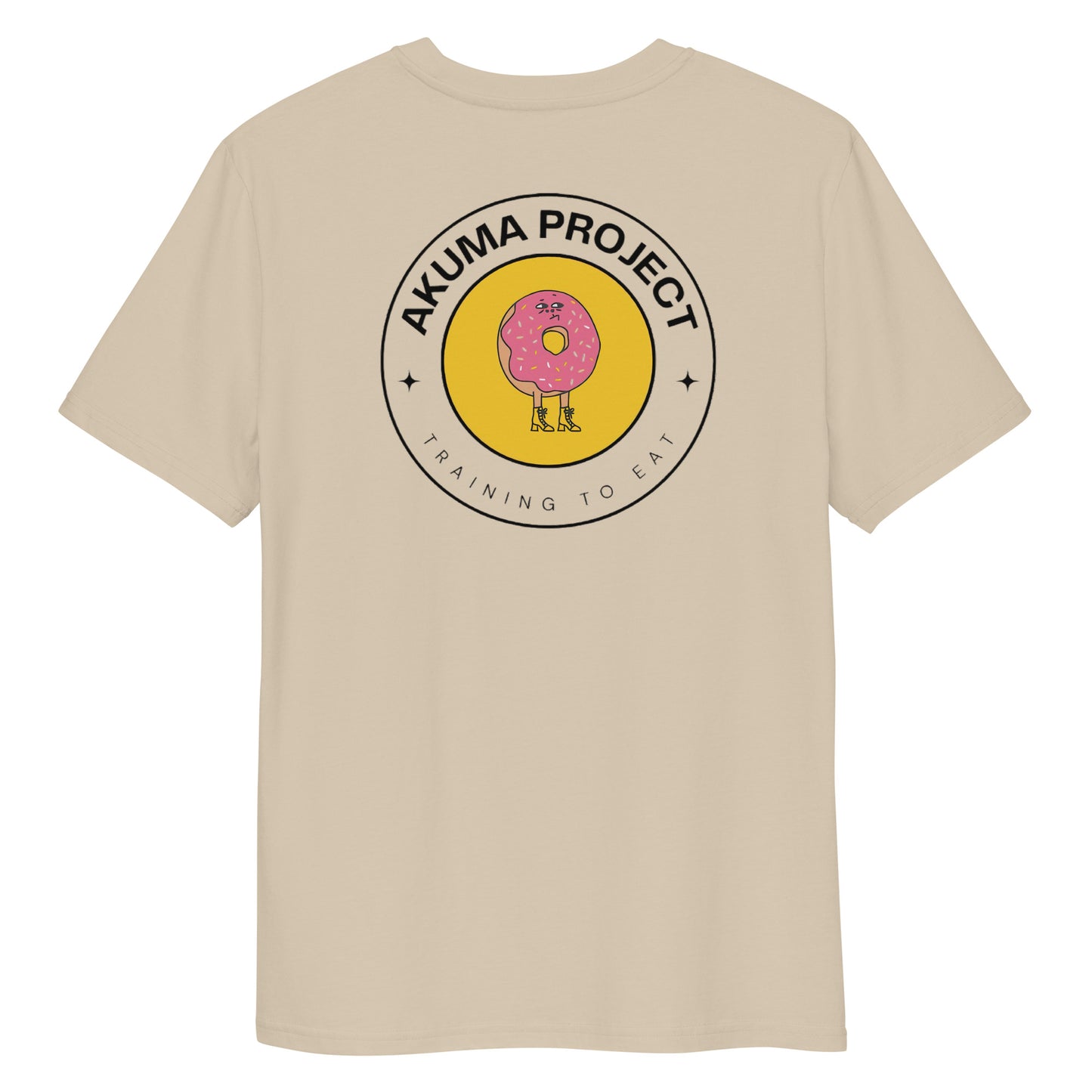 AKUMA PROJECT Basic tee "Training to eat" (VARIOS COLORES)